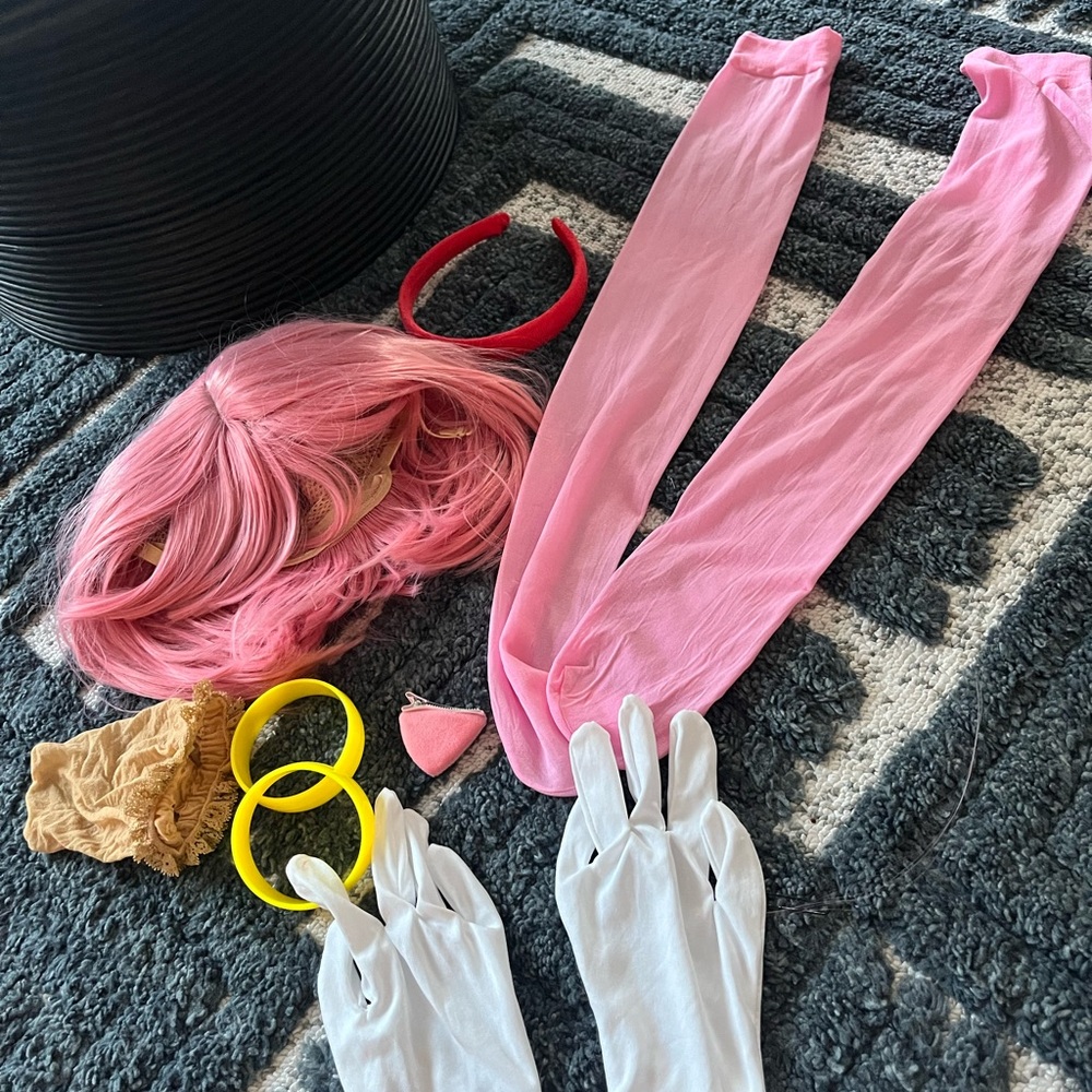 Pink Costume Accessories Set
